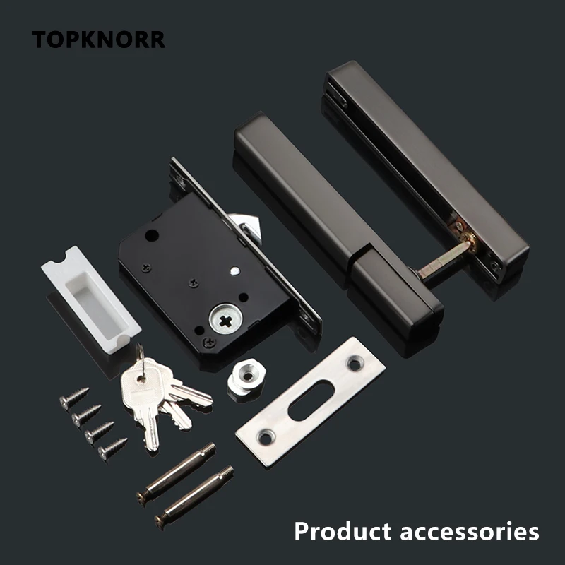New Sliding Door Lock Kitchen Hook Lock Indoor Minimalist Silent Room Door Sliding Toilet Modern Solid Wood window door locks
