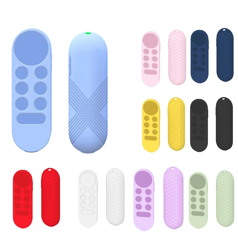Soft Silicone Case For Google Chromecast Remote Control Protective Cover Shell For Google TV Voice Remote Control