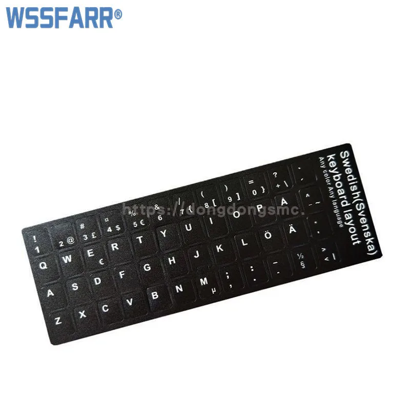 Swedish Keypad Label Sticker, Eco-environment Plastic Svenska Keyboard Stickers For Laptop/computer - Keyboard Covers - AliExpress