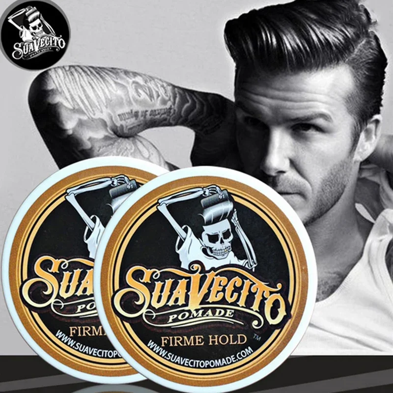 5Pcs Suavecito Hair Pomata Hair Style Wax Pomata Hair Skeleton Cream Slicked Oil Mud Keep Hair Men Oil Non Original