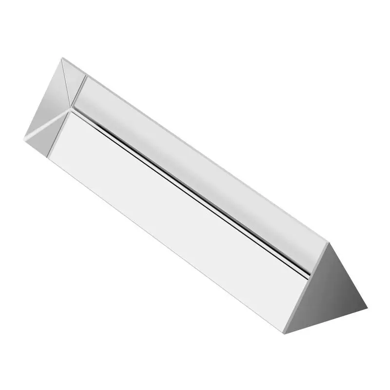 Description Picture 4 of item30*30*150Mm Triangular Crystal Prism, Optical Glass Prisma, Prisms Photography Filter, Spectrum Physics Prisme for Photo