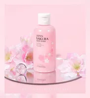LAIKOU Sakura Shower Gel Long Moisturizing Smooth Long Lasting Fragrance Gentle Foam Body Cleansing Bath Product 100ml 2