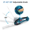 Asii3up 2 IN 1 Cordless Electric Hedge Trimmer 20000rpm Household Shrub Pruning Weeding Garden Power Tool for Makita 18V Battery 5