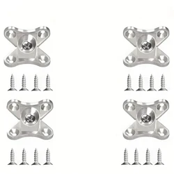 Zinc Alloy Butterfly Corner Bracket Set with Screws - Multi - Pack (20Pcs)