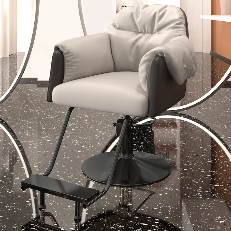 Stool Swivel Barber Chair Beauty Professional Gaming Vanity Barber Chair Stylist Aesthetic Silla Giratoria Nail Salon Furniture