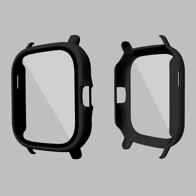 Film Cover Case for Huami Amazfit GTS 2 Screen Protector Full Coverage Glass Full Cover Bumper case for Amazfit GTS 2