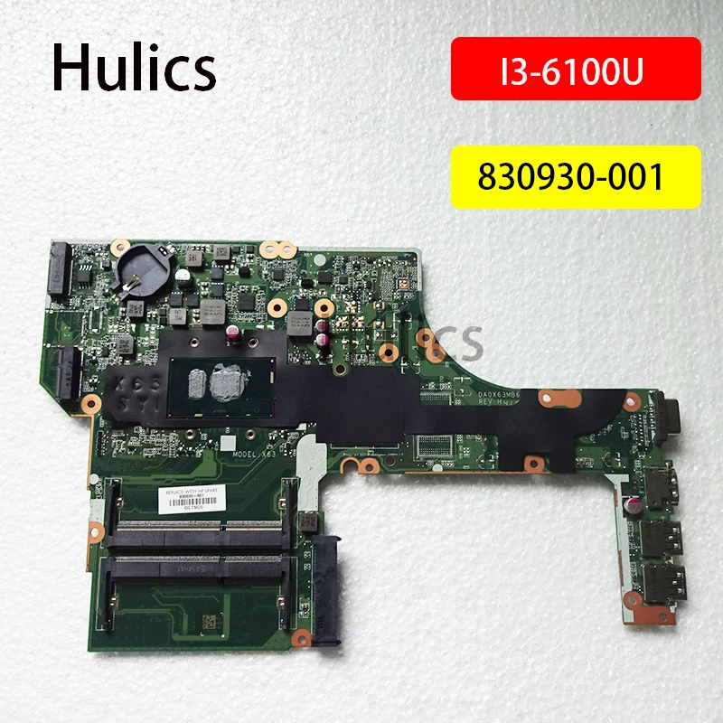 Hulics Usato 830930-001 830930 Scheda Madre Del Computer Portatile Per Hp Probook 450 G3 Notebook Da0X63Mb6H1 Sr2Eu I3-6100U Cpu Di Trasporto Morbida 