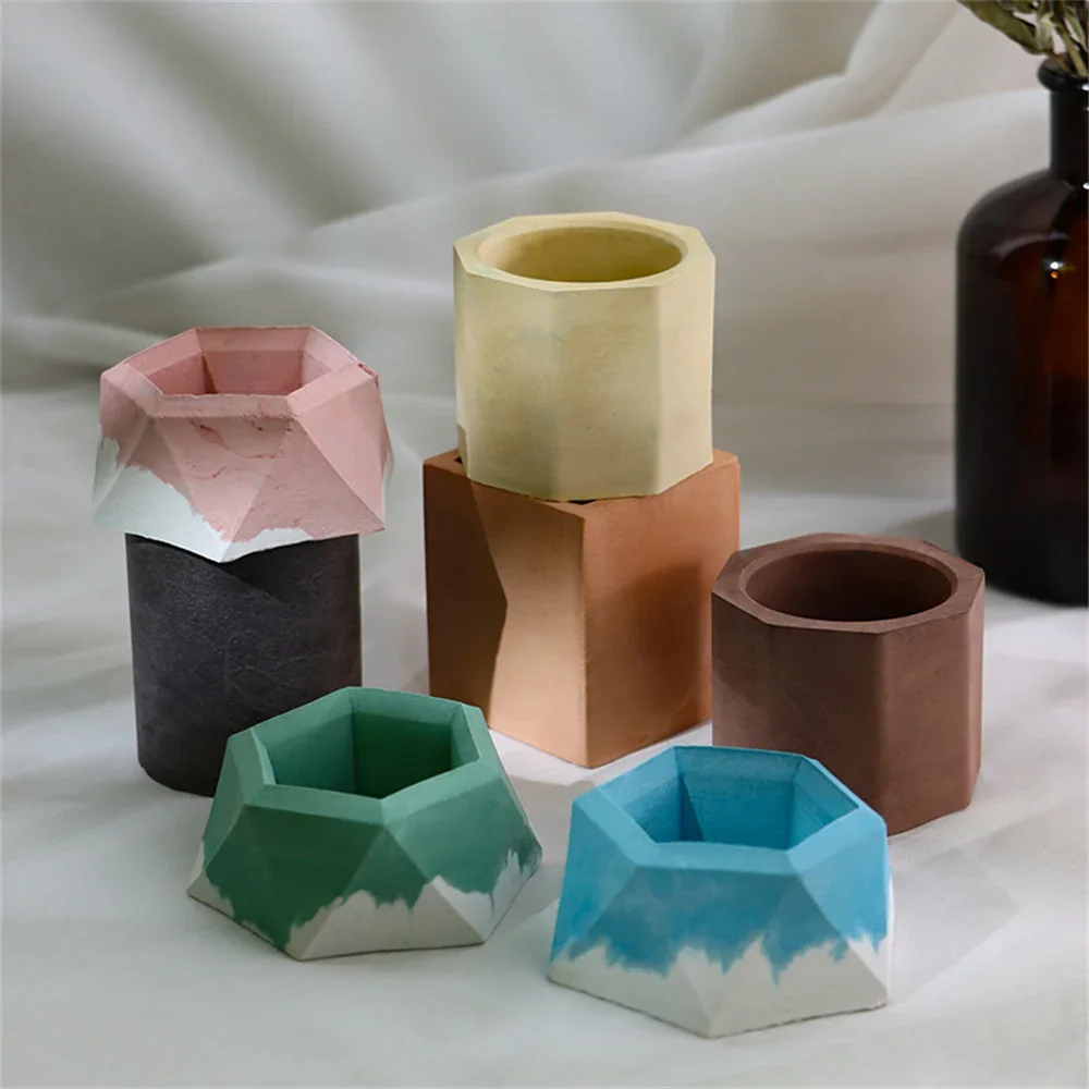 Gypsum powder pigment 30ml Gypsum Cement Coloring Planter Pigment Gypsum Powder Color Concentrate Concrete Cement Plaster Mold DIY Handmade Supplies