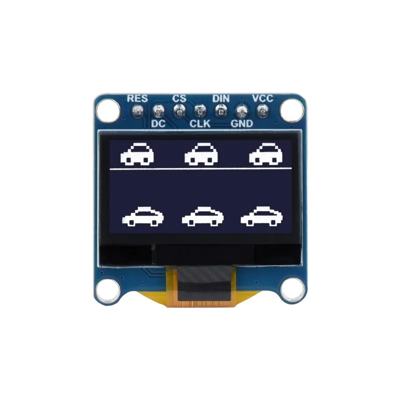 0.96inch OLED Display Module, 128&times;64 Resolution, SPI / I2C Communication Comes with examples for Raspberry Pi, Arduino, STM32