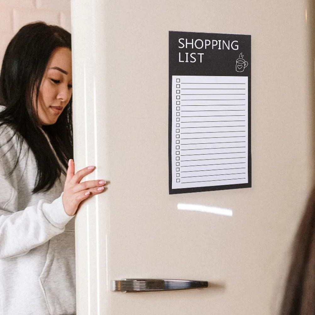 

3 Books Magnets Refrigerator Magnetic Notepad Fridge Grocery List Do Shopping Notepads for Notebook The Office