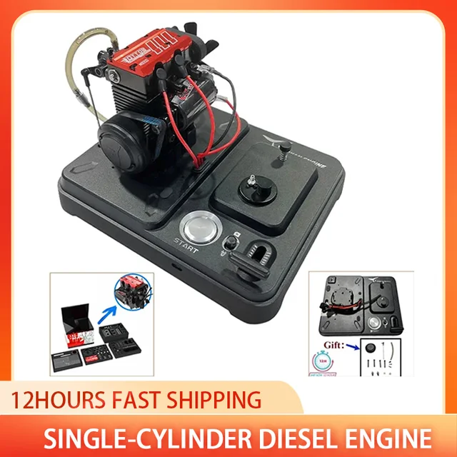 TOYAN FS-L200 Engine Model Toy Full Metal Hand-made Electric High-end Scientific Experiment Teaching Aids Engine and Base Gift 1