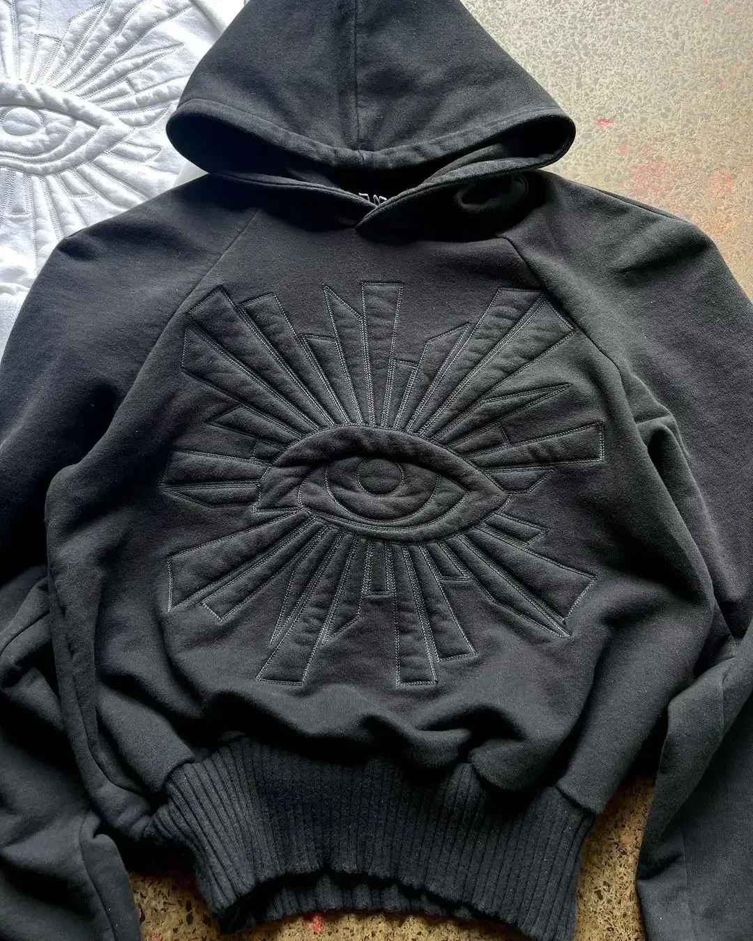 Hoodie Y2K Hip Hop Retro Abstract Pattern Green Oversized Hoodie Sweatshirt Women Men Harajuku Gothic Streetwear Pullover Hoodie