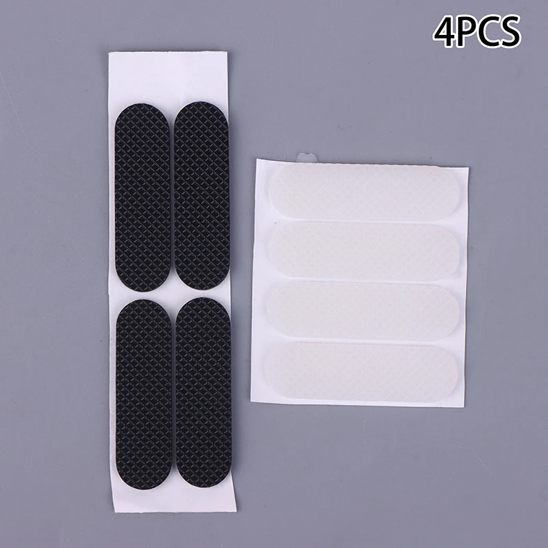 4PCS 블랙/화이트 고무 피트 두께 1.8mm 미끄럼 방지 자체 접착 실리콘 충..