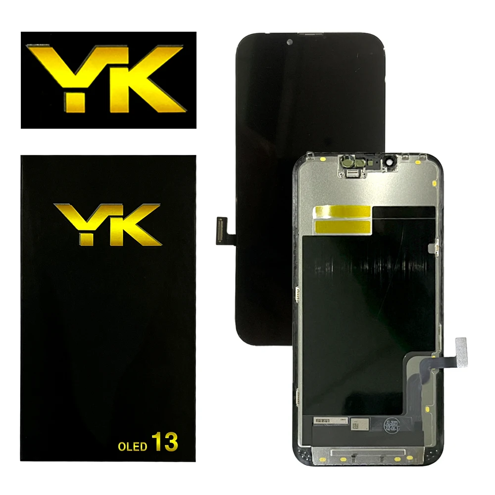 YK AMOLED Screen For iPhone 14 15 Pro Max X Xs 11 12 13 Pro Max