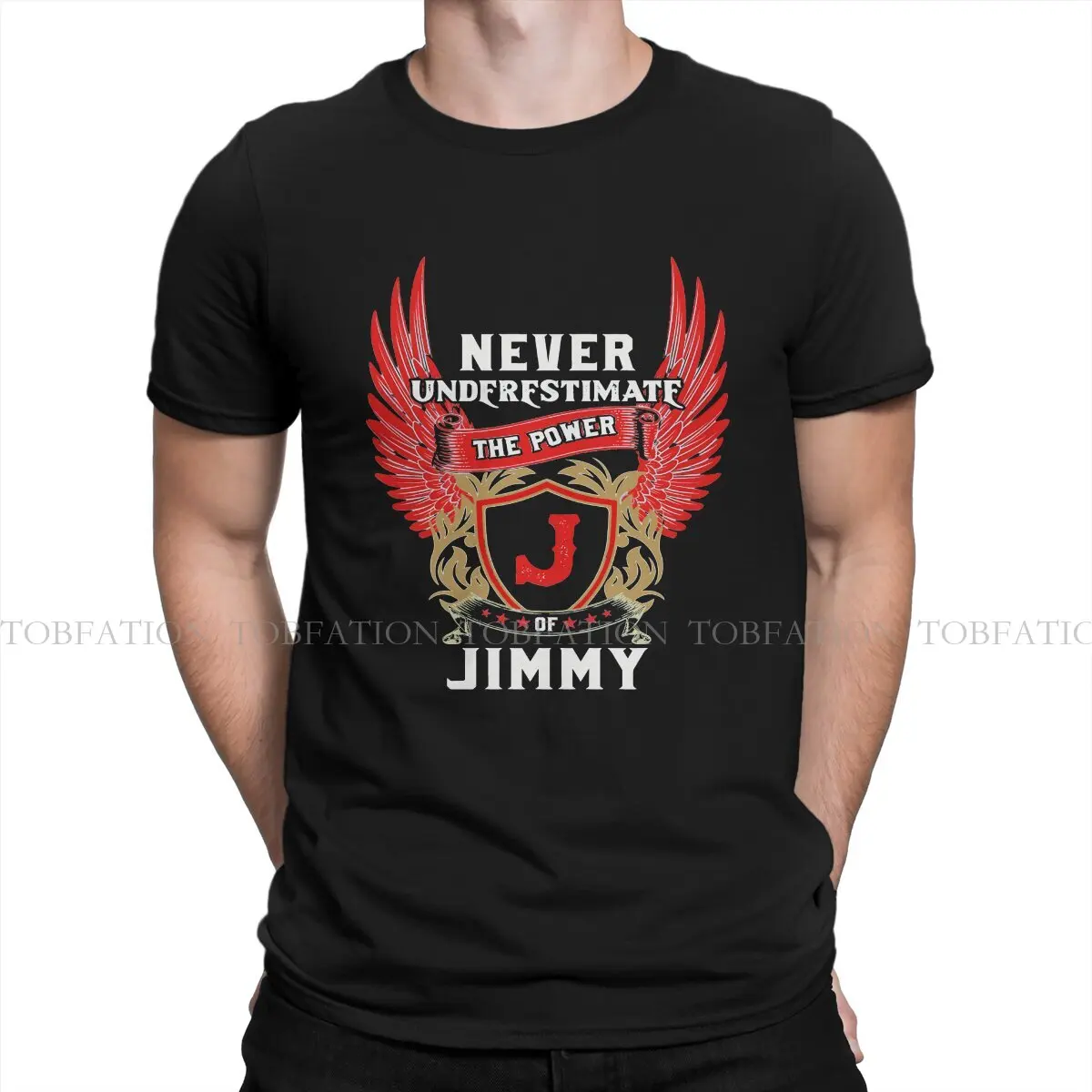 

Необычные вдохновляющие оригинальные футболки The Power Jimmy, оригинальная Мужская футболка, новая трендовая одежда, размер S-6XL