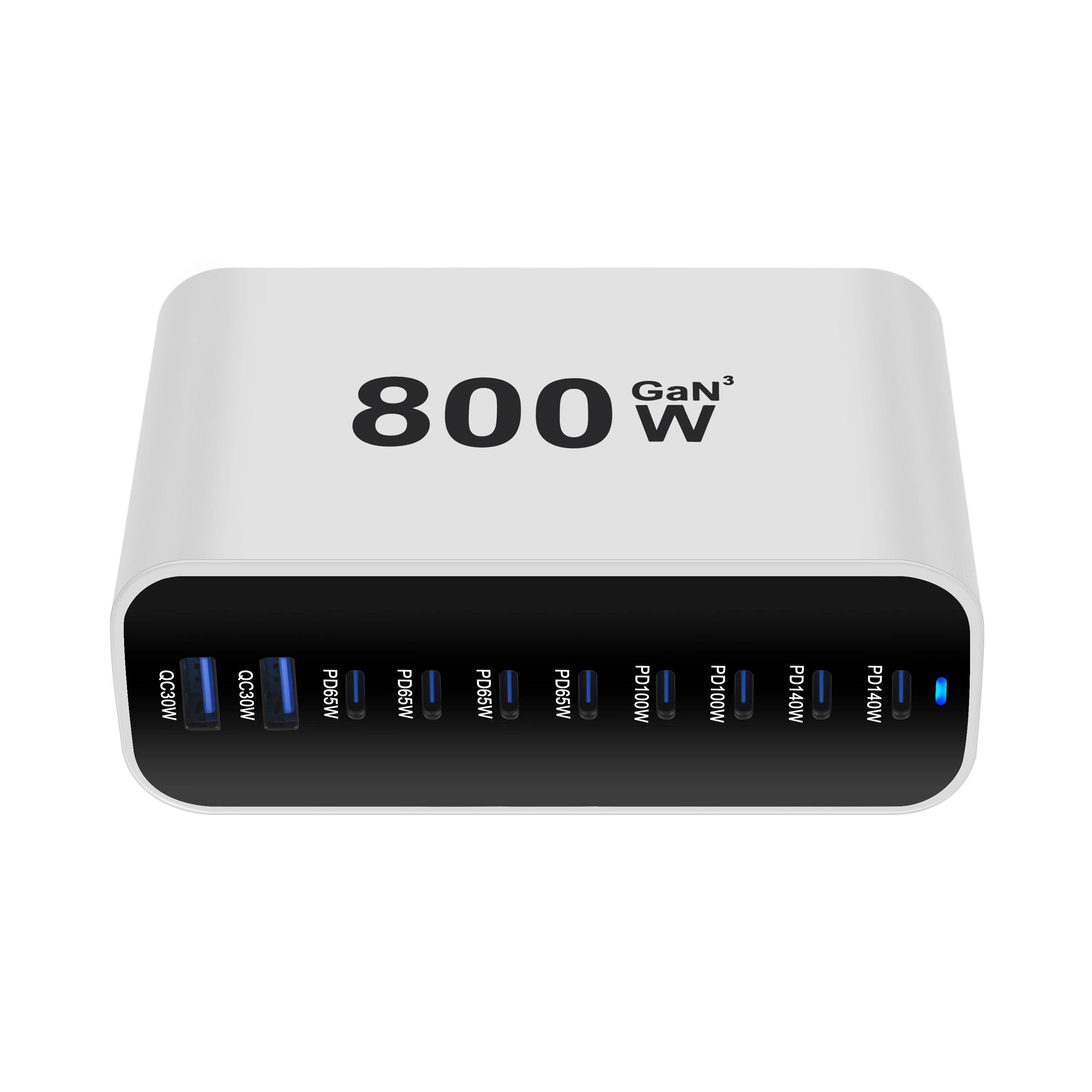 Gan Charger Portable 10-Port USB C