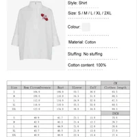 Women Shirt New Summer Elegant Temperament Short Sleeved White Shirt Blouse 100% Cotton Shirts Women's Casual Solid Color Tops - Image 6