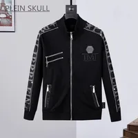 Ensemble deux pièces en pur coton pour homme, marque de mode de luxe léger Plein Skull, style punk, printemps et automne, ensemble de fête hip-hop, sports de plein air 5