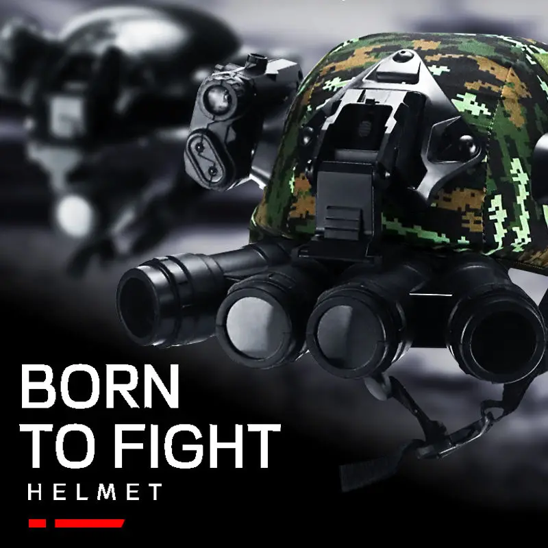 Children's Helmet Toys Kids Outdoor Military Fan Rail Helmet Toys Peace Elite Tactical Helmet Full Set Toys 2