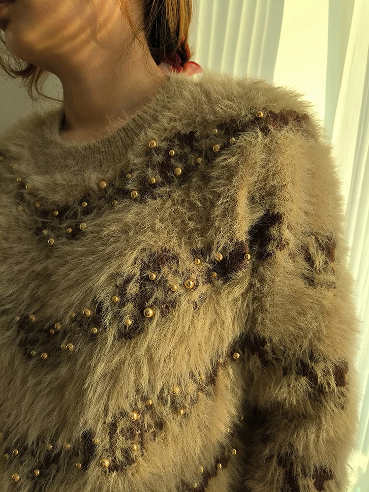 Lutaysリュテス Apache カシミヤニット サイズ50 GRANCY】ZipDesign Asymmetry Knit / ジップデザイン