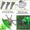 Wire Brush Cutter Trimming Head 6 Inch 3/6 Blade Lawn Mower Trimming Replacement Head for Cordless Trimmer Rotary Weeder Head 3