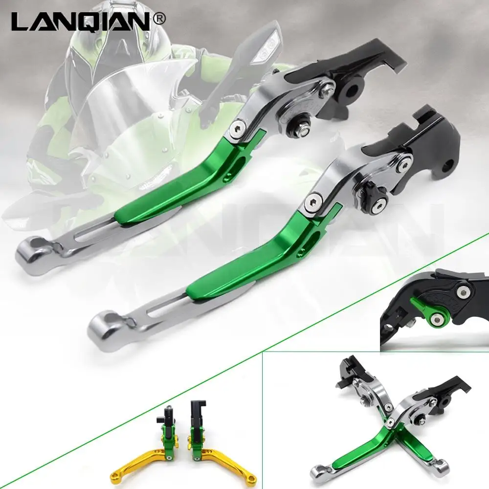 

For KAWASAKI ZX10R 2016 2017 2018 Motorcycle Accessories Brake Clutch Levers Adjustable Folding Extendable Lever ZX 10R ZX-10R