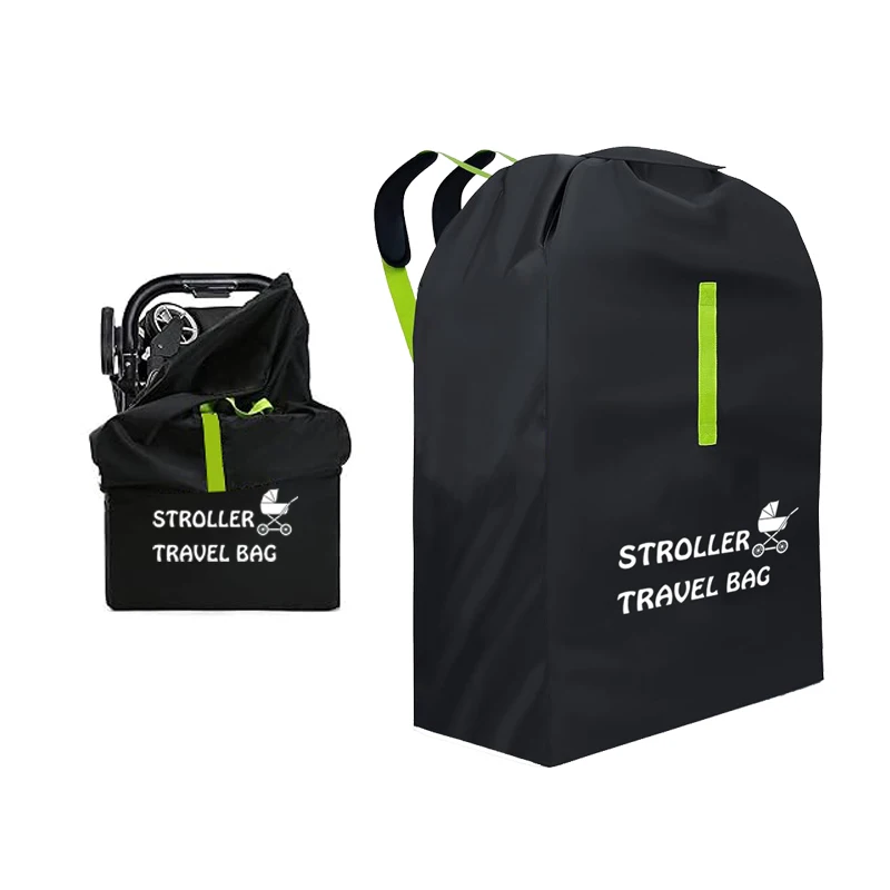 Bolsa de viaje para cochecito de bebé para avión, viajes por carretera y almacenamiento impermeable y tamaño XL plegable y liviana. ¡para todas las principales marcas!