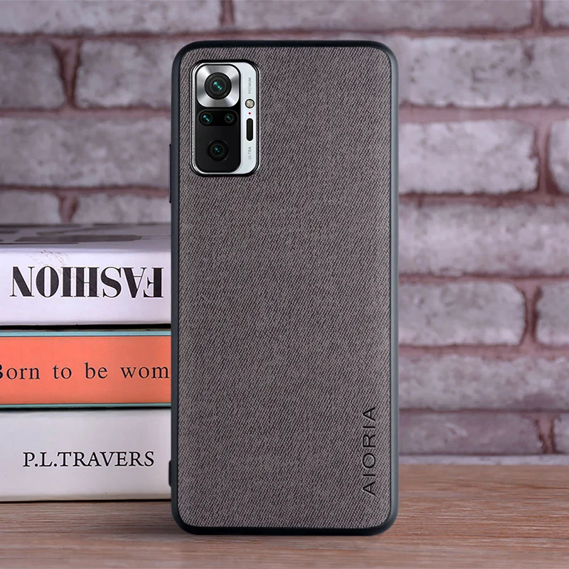 Luxury Textile Leather Phone Case - Elegant and Soft Cover