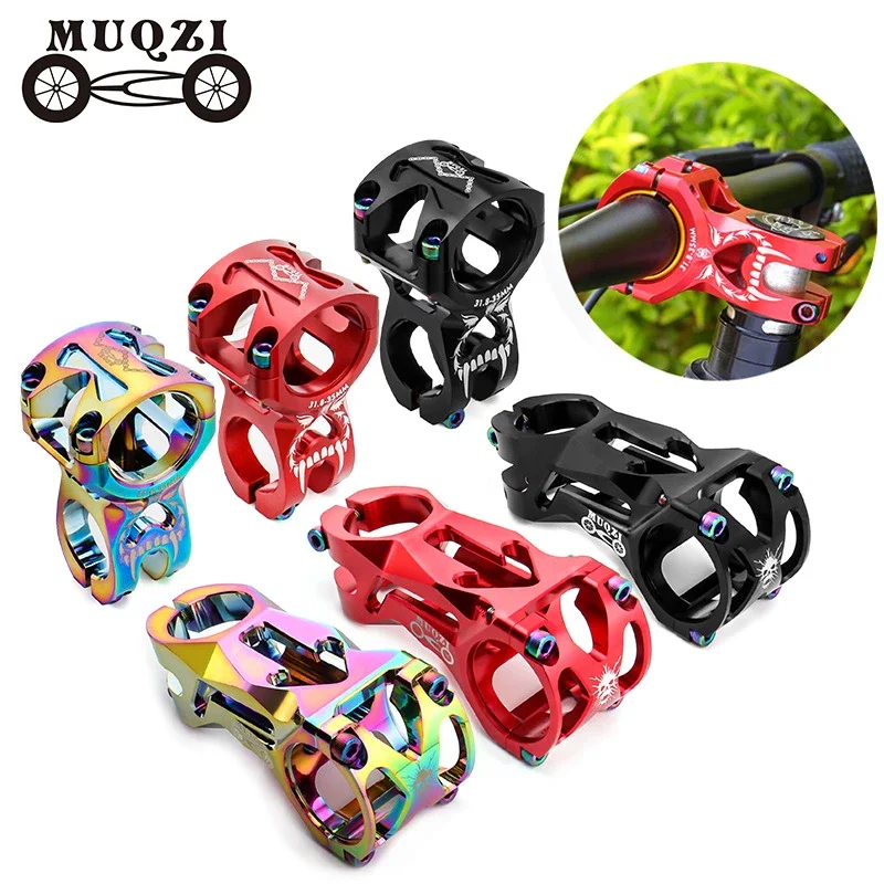 

MUQZI Mountain Bike 31.8/35×50/70mm Ultralight Hollow Stem EIEIO CNC Aluminium Alloy Short Stems Bicycle Parts