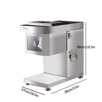 Fully Automatic Electric Meat Slicer, Commercial Fully Automatic Stainless Steel Beef And Pork Slicer 2