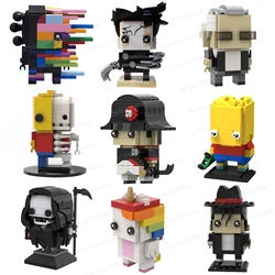 MOC Action Figures Super Hero Movie Characters Brickheadz Building Blocks Cartoon Anime Figures Toy Birthday Gift