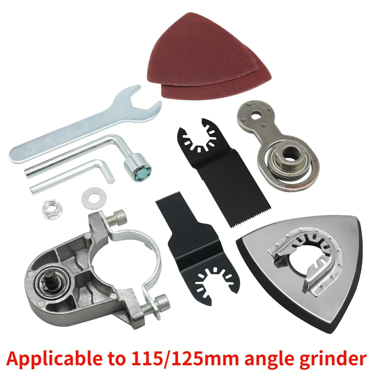 100mm/115mm/125mm Angle Grinder Conversion Universal Head Adapter M10 M14 Thread Polishing Oscillating Power Tools Converter