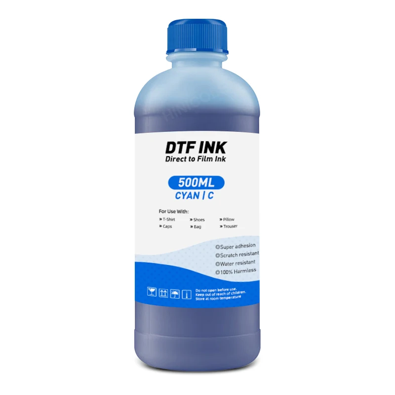 Tinta Branca Dtf para Epson L1800 L800 L805 I3200 7880 1390 Impressora Modificada Filme de Transferência Direta Dtf Filme Pet 500ml - Imagem 2