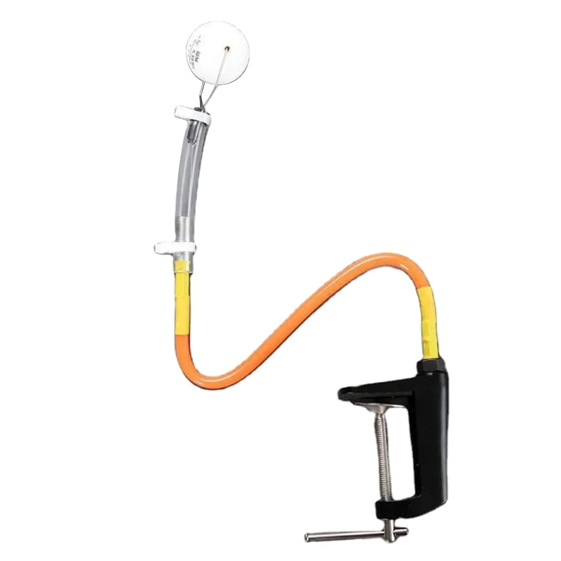 YD61 탁구 트레이너 전문 탁구 훈련 로봇 고정 신속한 리바운드 볼 클립 훈련 기계 PVC 소재