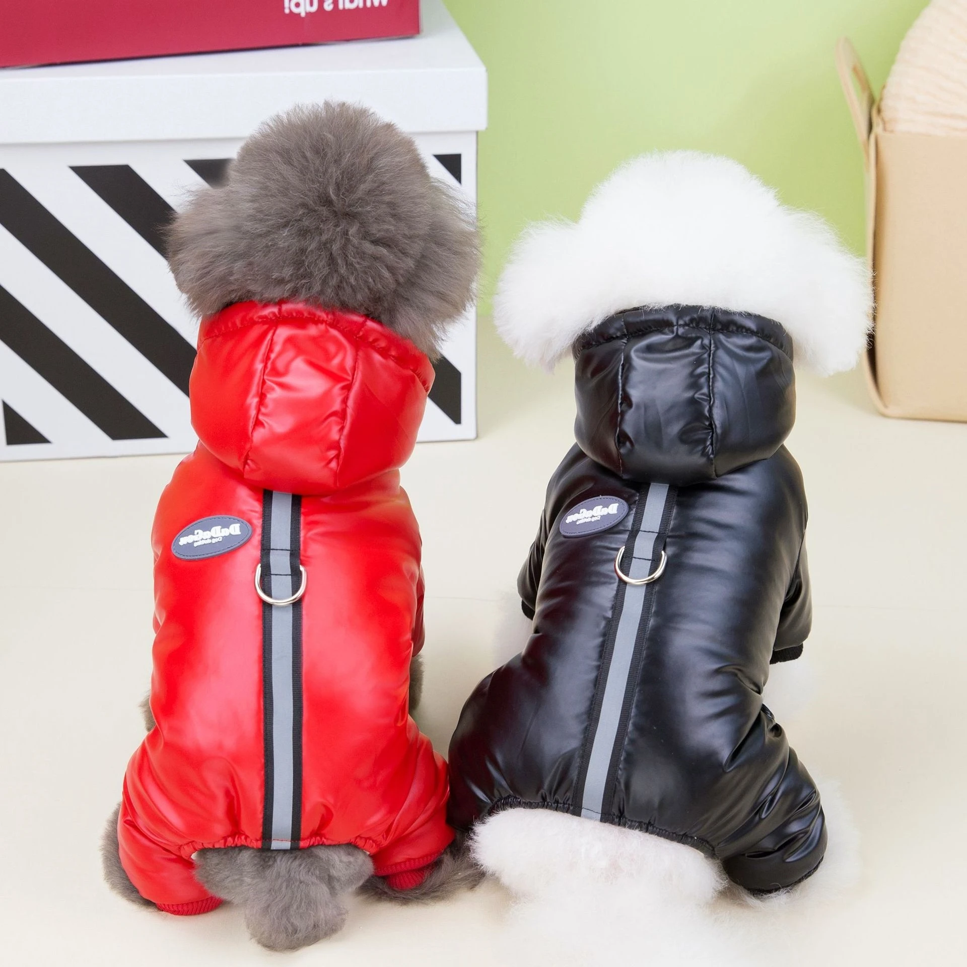 

Dog Clothes Winter Warm Jumpsuit Waterproof Pet Jacket Puppy Coat Schnauzer Chihuahua French Bulldog Onesies