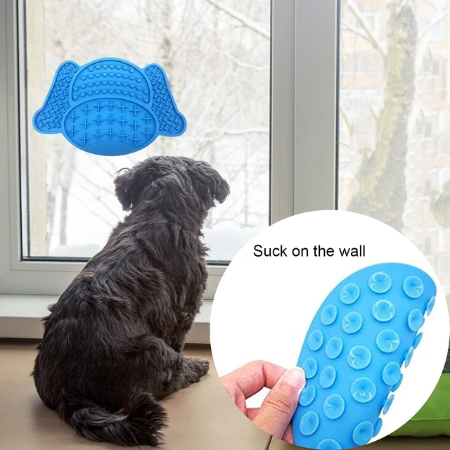Lick Mat For Dogs, Food-Grade Silicone Dog Lick Mat As Dog & Cat Slow  Feeder, Dog Licking Mat With Suction Cups - AliExpress