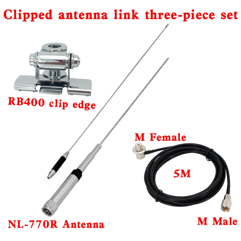 

Mobile Antenna Kit NAGOYA NL-770R UHF VHF dual band clip mount coxial cable for car radio QYT kt-980plus kt-8900 kt-8900d bj-218