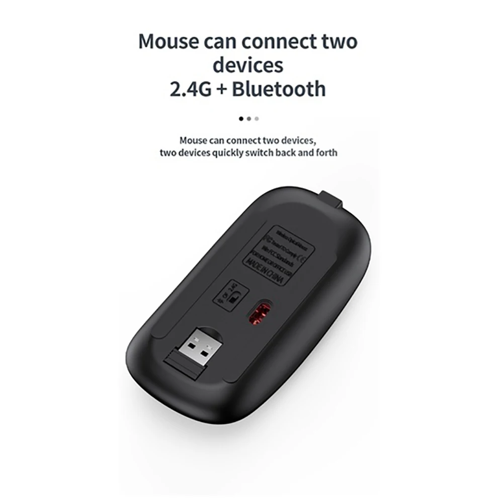 seenda ensemble de clavier bluetooth rechargeable et souris trois modes pour ordinateur portable