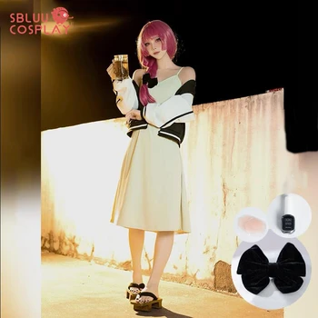 SBluuCosplay Bocchi The Rock Cosplay Hiroi Kikuri Costume Cosplay Abito Cappotto Giacca Costume Halloween Outfit