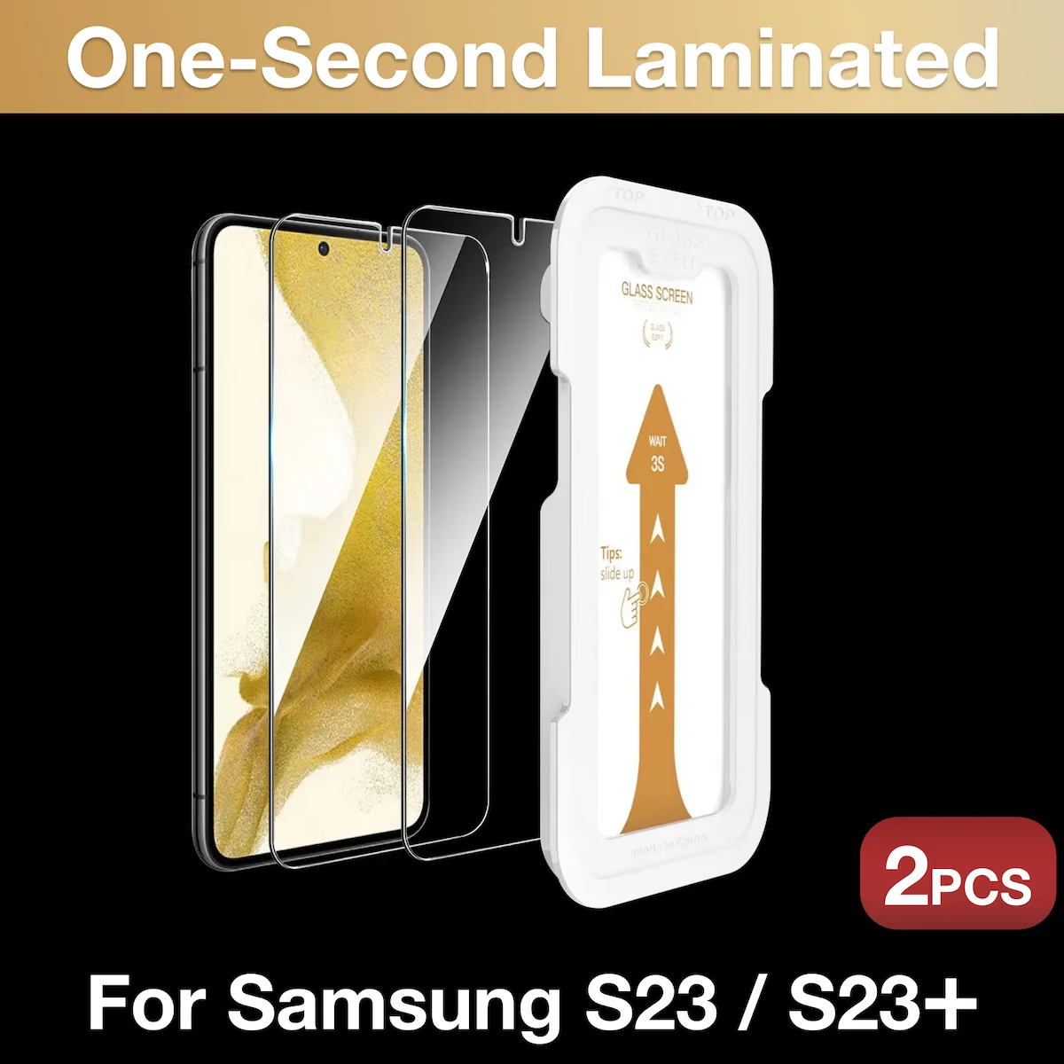

FOR Samsung Galaxy S23 Plus SamsungS23 Screen Protector Tempered Glass SAG Galaxy Protective Glass Auto-Located Dust-Free