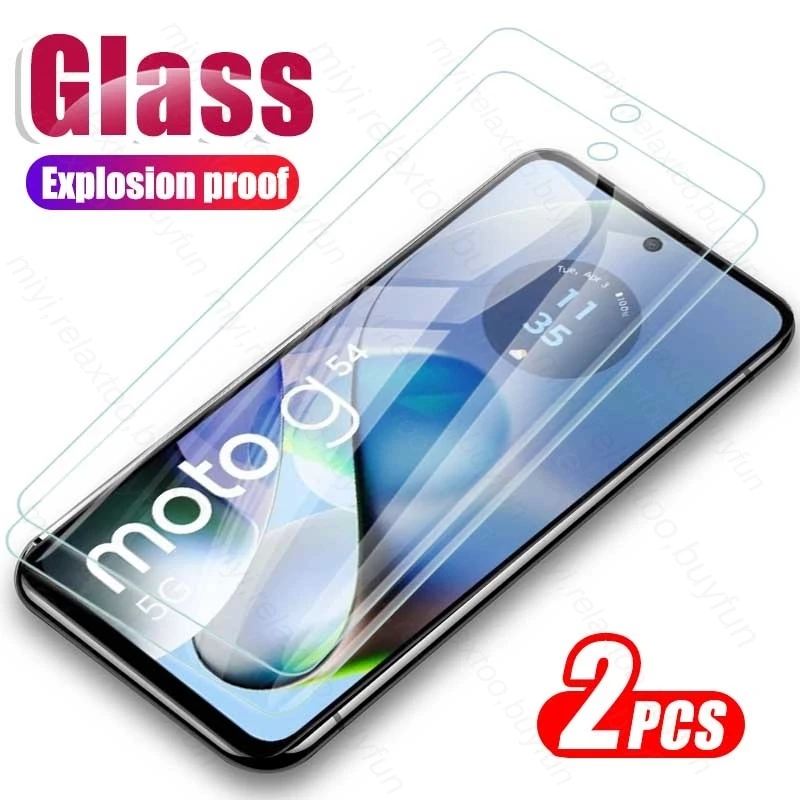 

2PCS 9H Premium Protective Glass For Motorola MotoG54 Moto G54 5G G 54 54G 2023 6.5" Screen Protector Tempered Glass HD Film