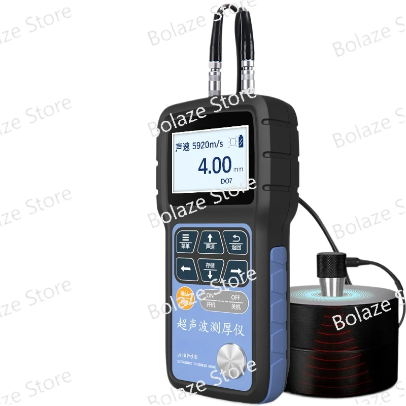 

510 Ультразвуковой толщиномер для стальных труб, толщиномер для стен, высокоточное измерение толщины металлических пластиковых труб