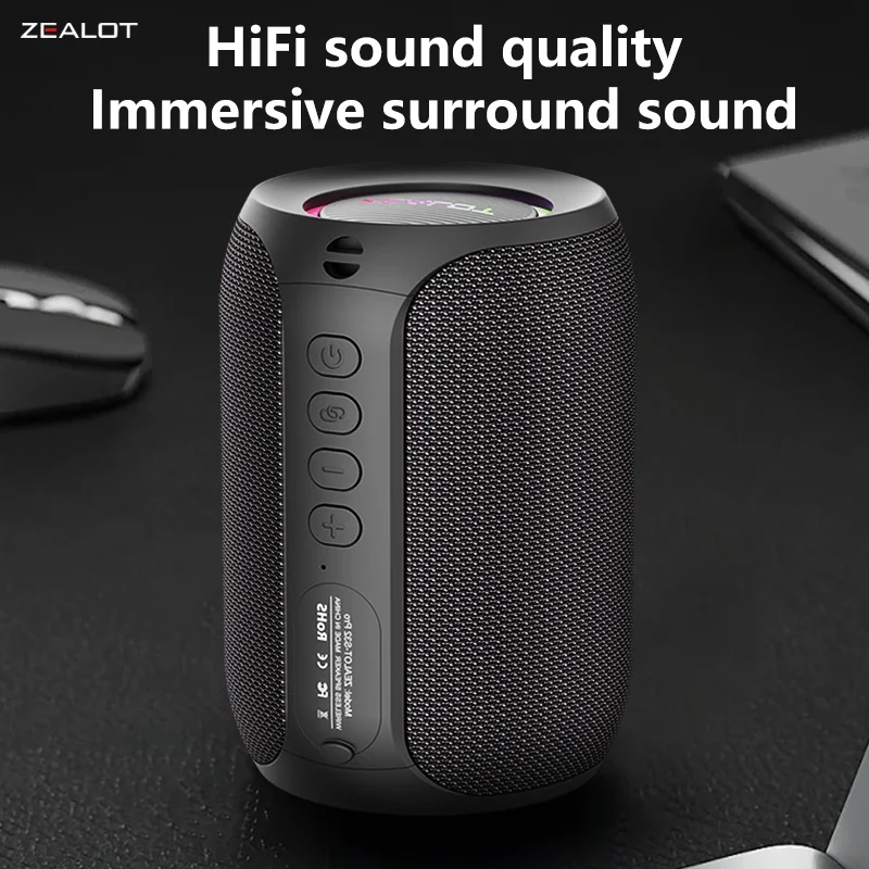 Zealot-S32 proワイヤレススピーカー,15W,デュアルペアリングデバイス