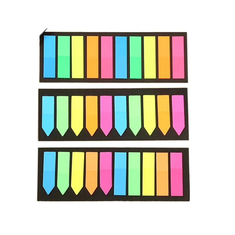 

Self-adhesive Memo Pad Sticky Notes for Staff Students Bookmark Page Marker Memo Stickers Stationery Supplies