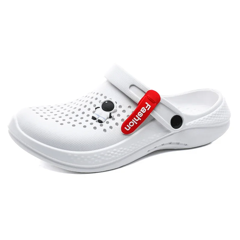leather sandals summer sandals garden shoes New Outdoor Men Sandals Lightweight Soft Breathable EVA Mens Slippers Fashion Male Garden Shoes Clogs Couple Beach Casual Shoes