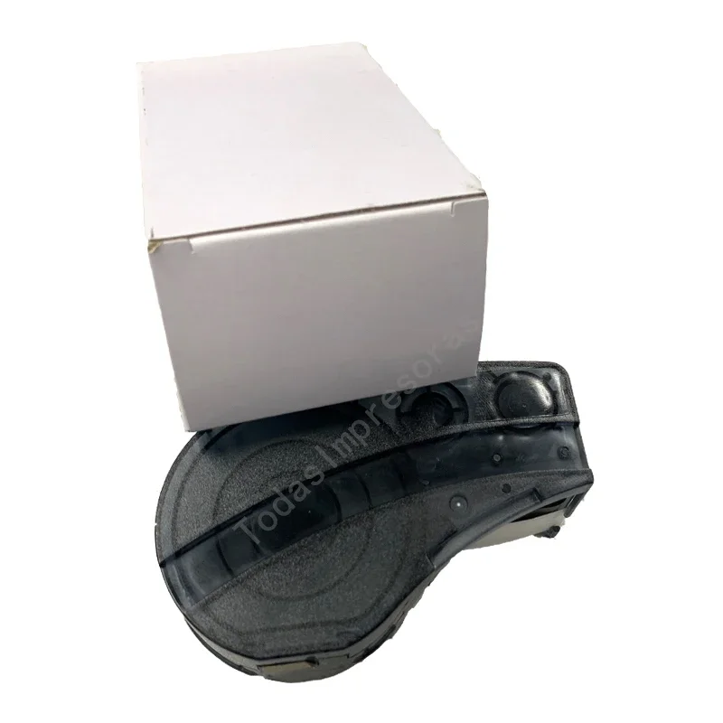 M21-1500-427 비닐 라벨 리본, BMP-21 PLUS 프린터용, 산업용 라벨 프린터, 블랙 온 화이트, 100PC, 38.1mm x 4.27m