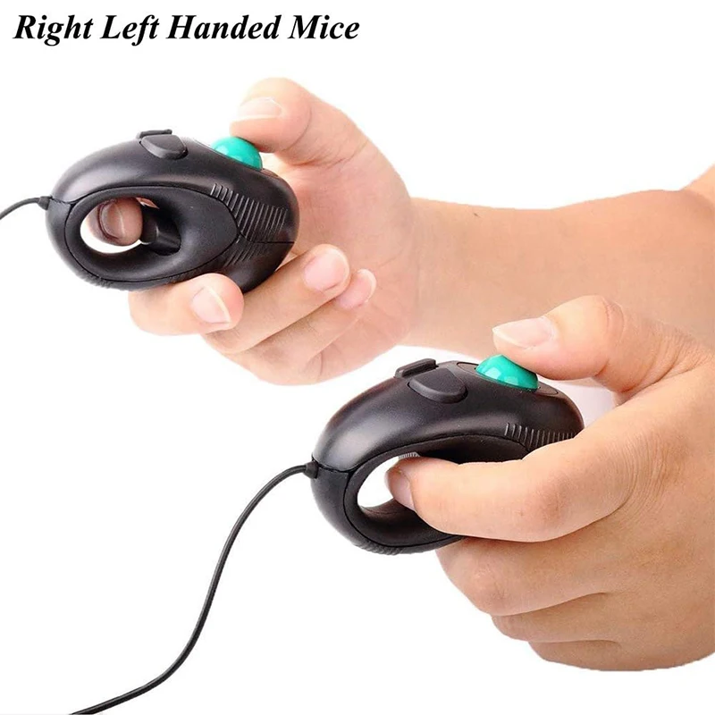 Portable Ergonomic Wired Trackball Mouse