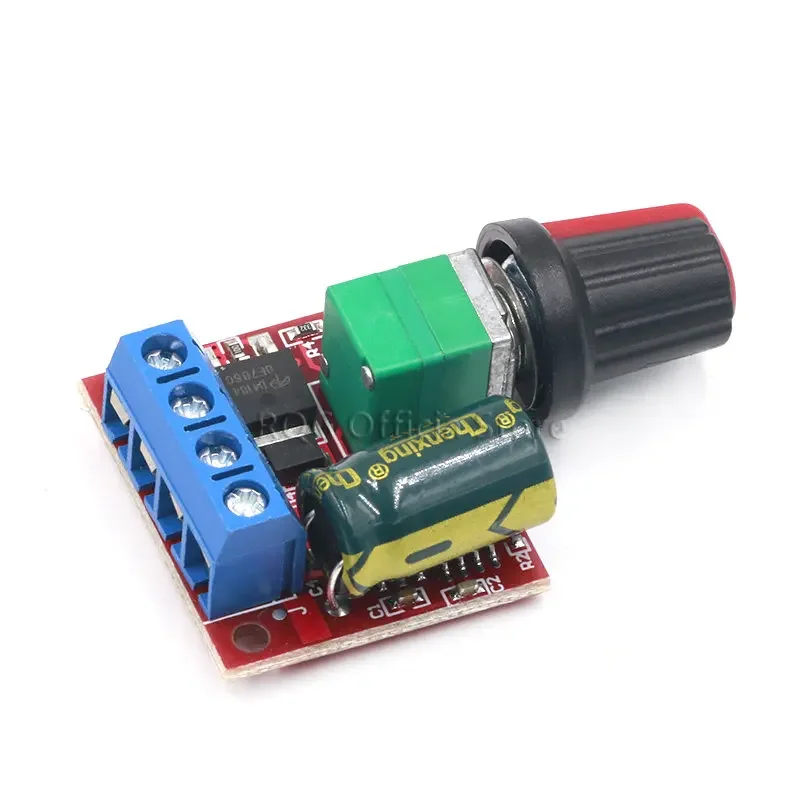 DC Motor Speed Controller 5A 90W PWM 12V DC Adjustable 4.5V-35V