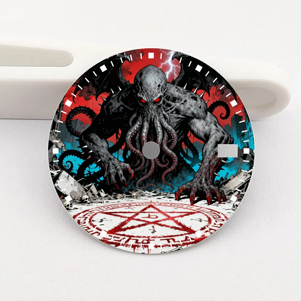 Creative Pattern 28.5mm Watch Dial with Color Printing