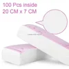New 100sheets Removal Nonwoven Body Cloth Hair Remove Wax Paper Rolls High Quality Hair Removal Epilator Wax Strip Paper 2